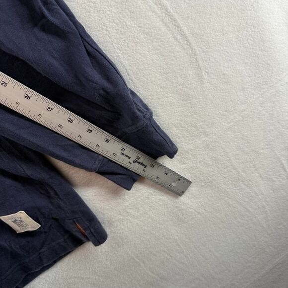 Vintage Denver Broncos Rugby Shirt men's XL Blue Embroidered Logo Collared y2k - Picture 8 of 9